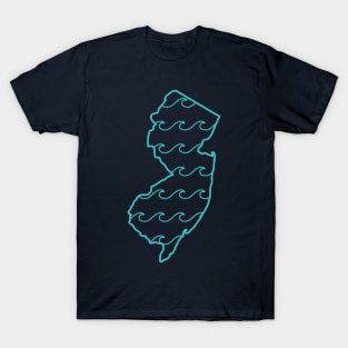 Jersey Waves Turquoise T-Shirt